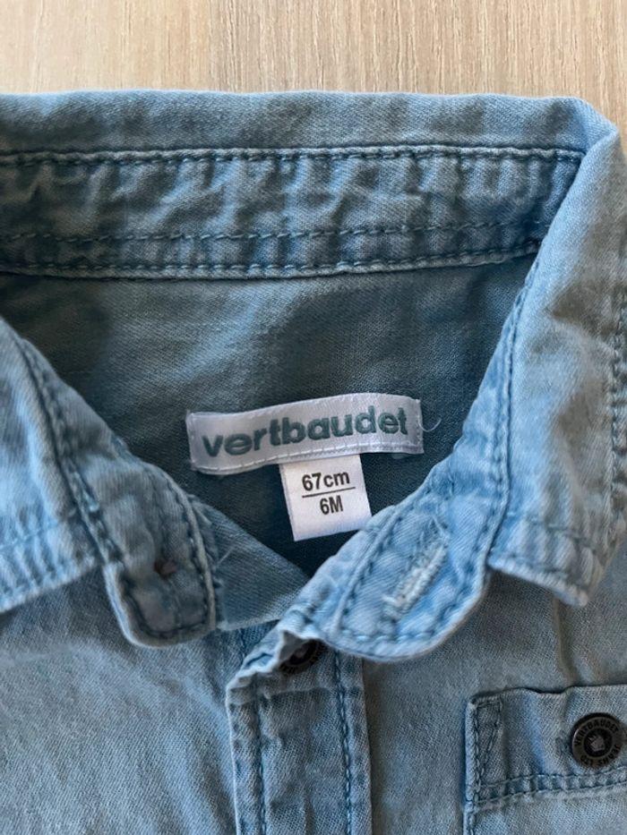 Chemise en jean Verbaudet - photo numéro 2