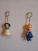 Porte clé princesse Anna et Blanche neige Disney