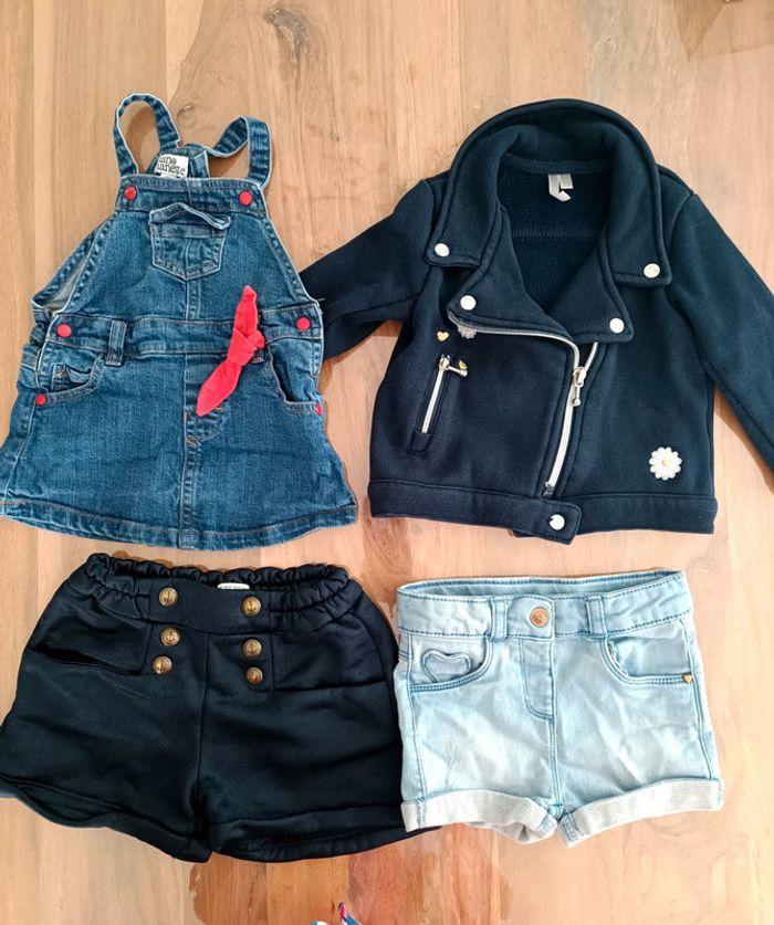 Perfecto et short orchestra, short IKKS et robe en jean nano nanette