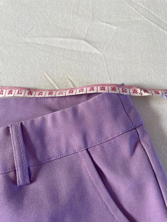 Pantalon violet large pat d’eph 36 - photo numéro 3