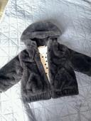 Manteau fourrure Zara bébé fille