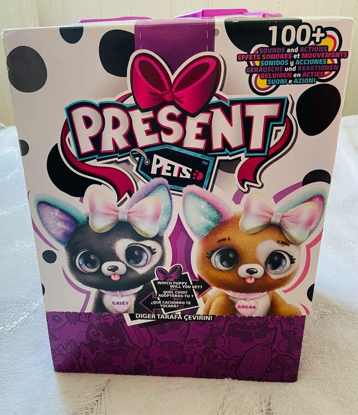 Present Pets Chien en peluche interactif Rainbow Glitter - photo numéro 2