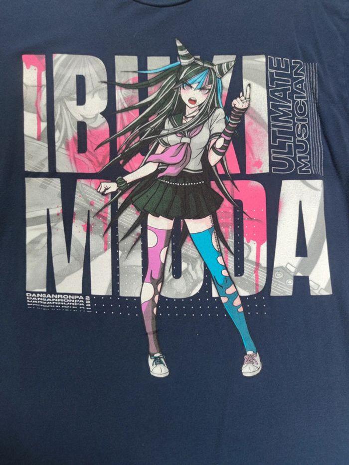 T-shirt Ibuki Mioda Dangan Ronpa Vintage Bleu Marine Taille L Homme - photo numéro 2