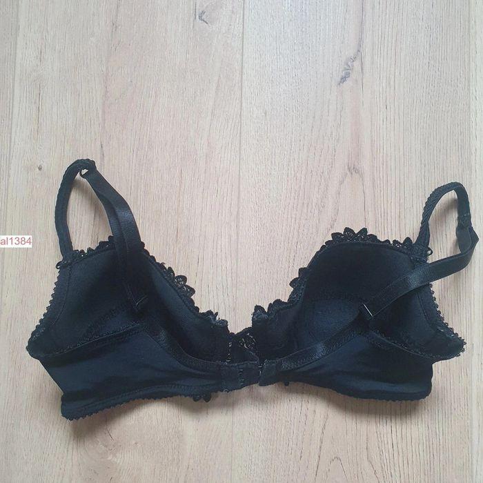 Soutien gorge noir dentelle coque fine armature - Allande - Taille 85B - photo numéro 4