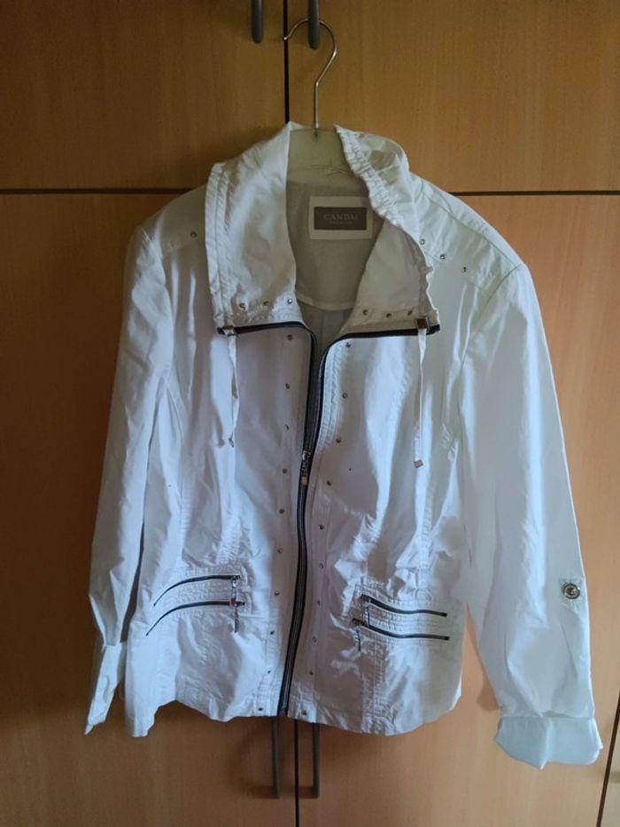 Veste légère blanche C&A Premium retroussable - photo numéro 1