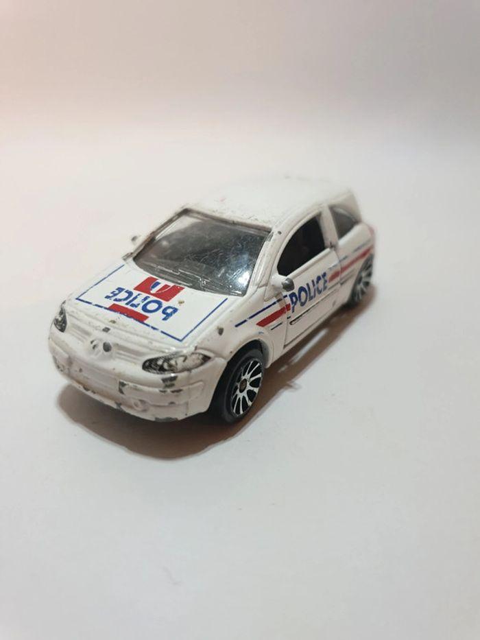 Majorette 221C, Renault Megane II Police, 1/52, Blanche - photo numéro 1