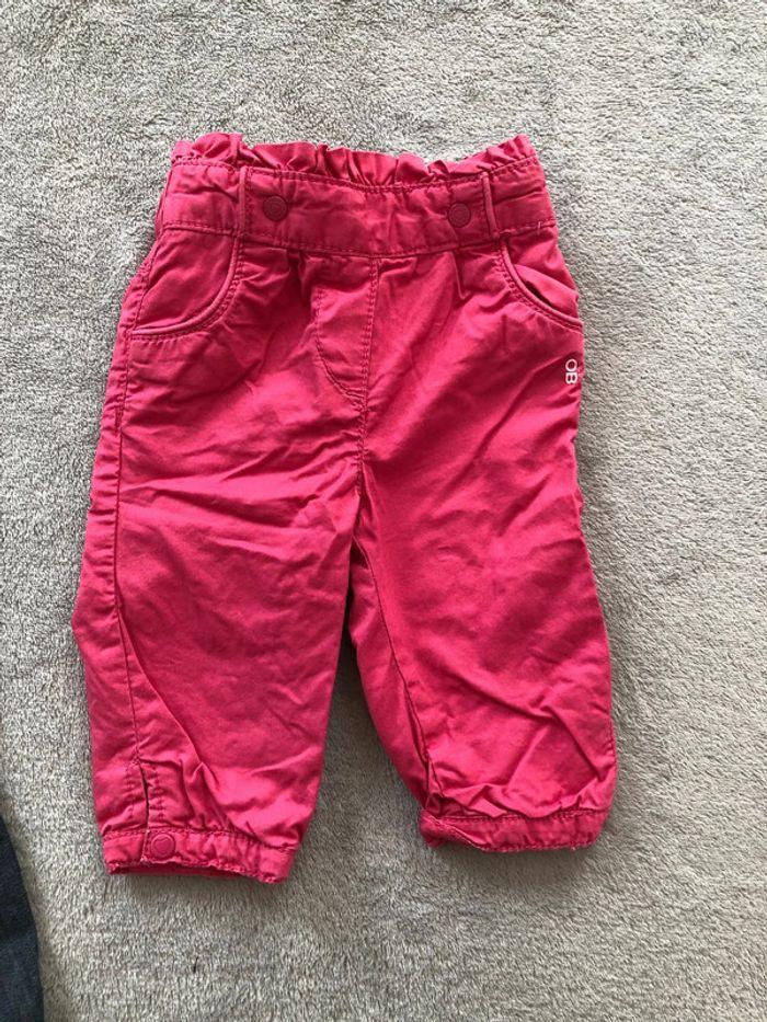 Lot de 2 pantalons 6 mois Obaibi - photo numéro 5