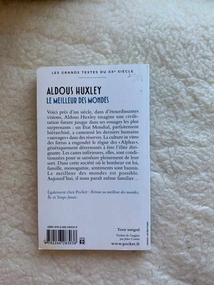 Livre « le meilleur des mondes » de Aldous HUXLEY - photo numéro 2