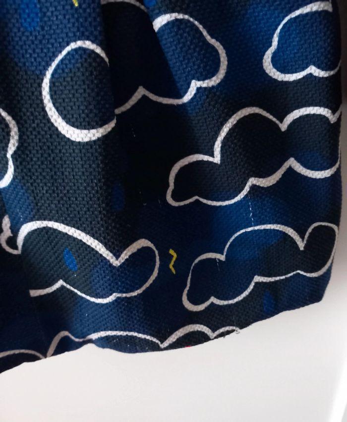 Robe et tee-shirt manche longue. Bleu marine motifs nuages Catimini 4 ans - photo numéro 5