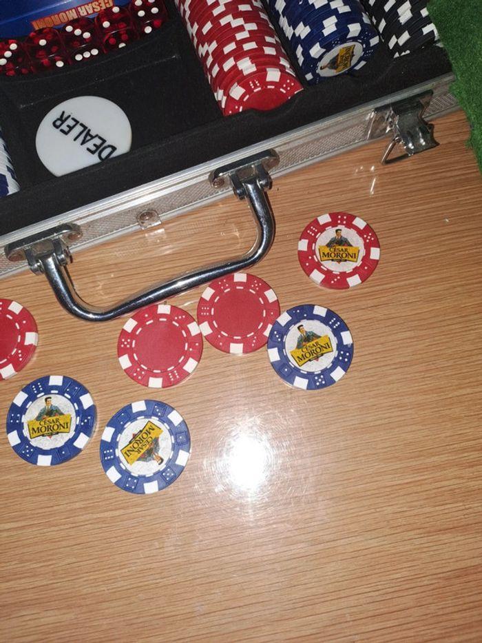 Valise de poker César Moroni avec tapis - photo numéro 6