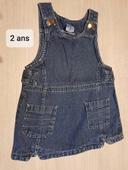 Robe en jeans 2 ans fille