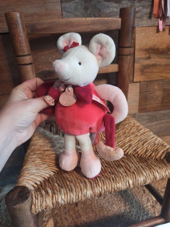 peluche doudou souris hochet doudou et compagnie tbe - photo numéro 4