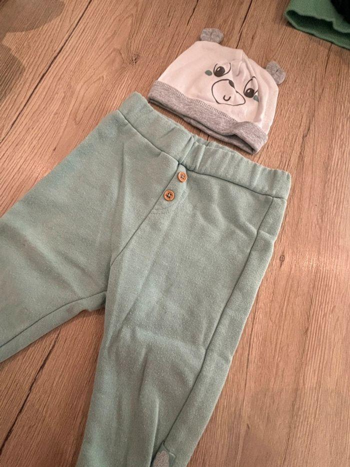 Pantalon et bonnet bébé garçon 6 mois - photo numéro 2