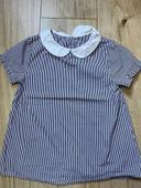 Blouse rayée Jacadi 8 ans