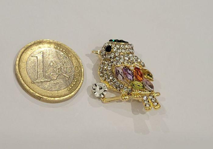 BROCHE COLIBRI OISEAU STRASS  ! NEUF ! - photo numéro 4