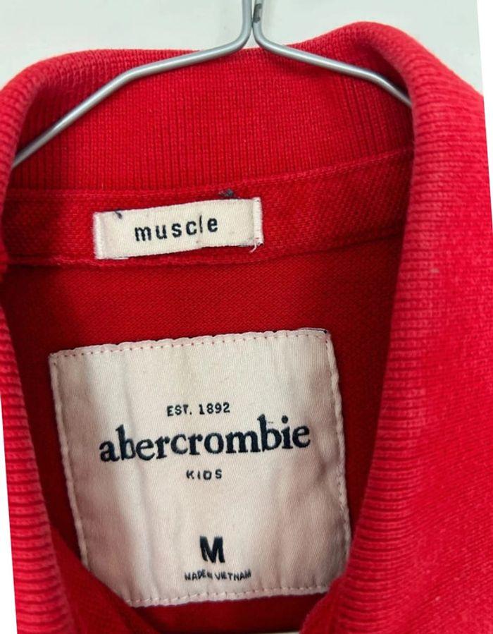 Polo garçon Abercrombie rouge taille 6 ans - photo numéro 3