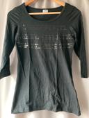 T-shirt noir sequins esprit M