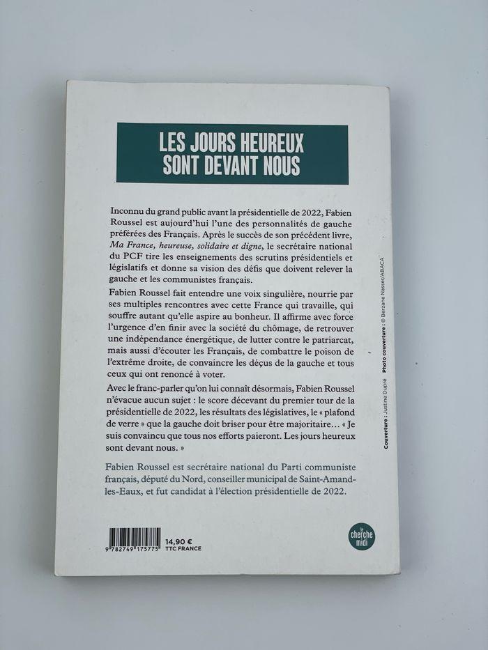 Les Jours Heureux Sont Devant Nous” de Fabien Roussel - Reconstruction de la Gauche en France - photo numéro 2