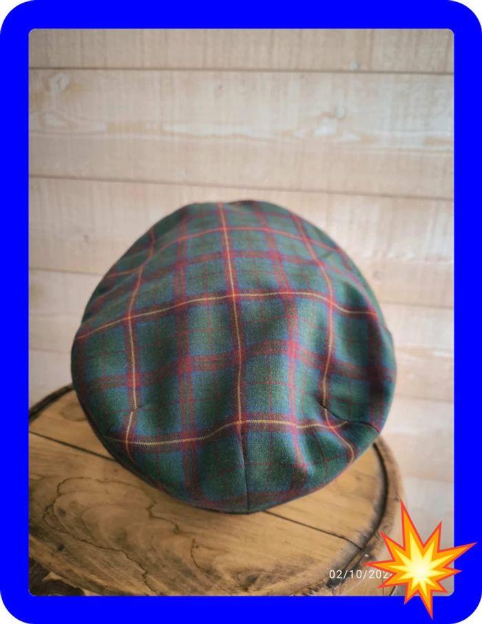 Casquette plate vintage motif tartan Météo GTI taille 57 - photo numéro 7