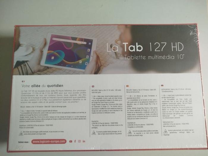 Tablette logicom tab 127 HD - photo numéro 3