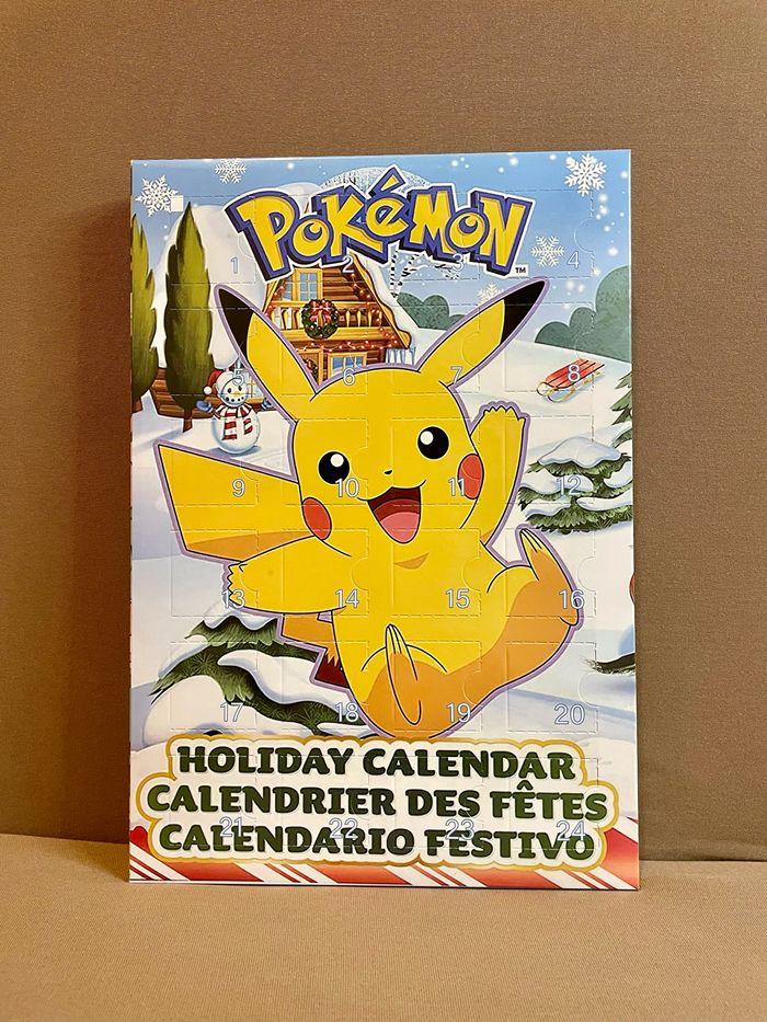 Calendrier de L’avent de noël Pikachu Pokémon - photo numéro 1