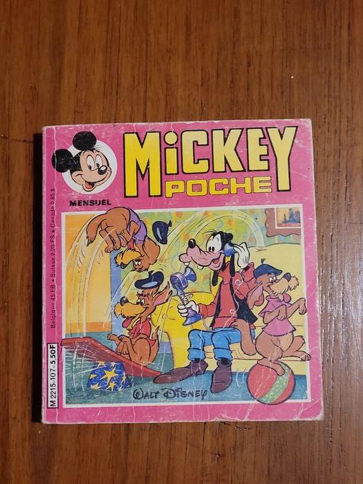 3 Mickey poche - Disney - vintage 1983 - photo numéro 2