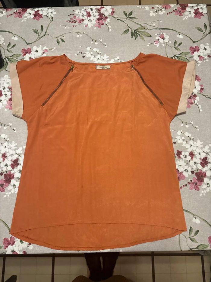 Tee shirt orange