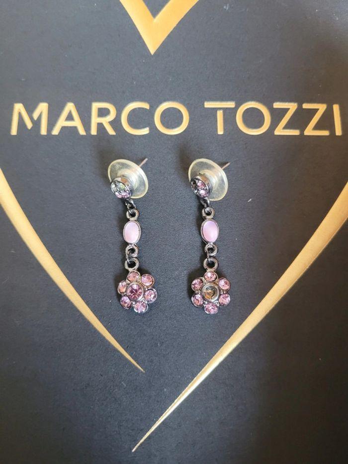 Boucles d'oreilles fleurs - photo numéro 1