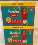 Lot de 2 cartons pampers taille 5