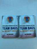 2 x 100 team bags resealable Beckett Shield