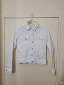 Veste en jean Zara blanc taille S