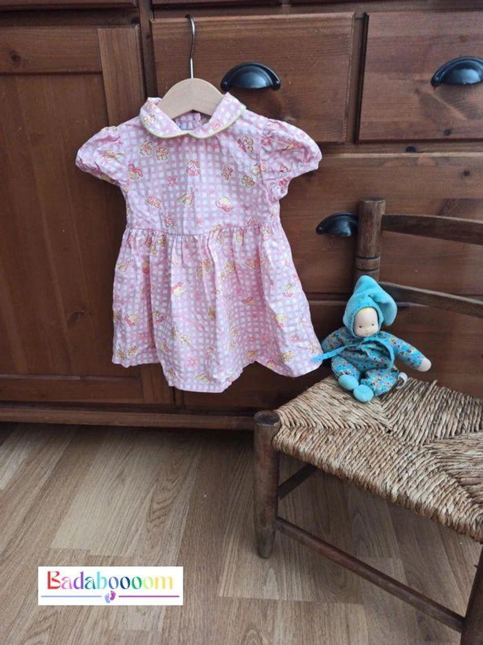 Robe bébé vintage 3 mois tbe - photo numéro 1