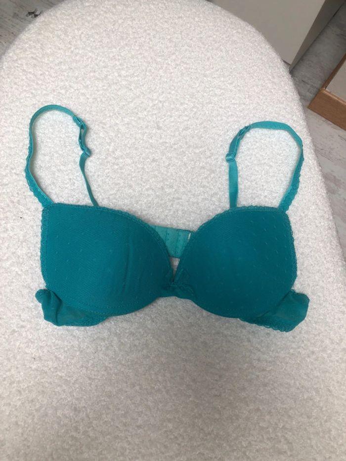 Soutien gorge turquoise 85A