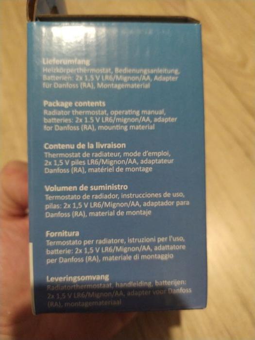 NEUF Eqiva Thermostat de radiateur modèle N 132231K2 avec écran, tete thermostatique - photo numéro 3