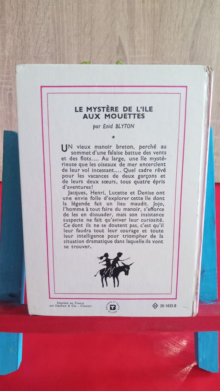 Le mystère de l'île aux mouettes, n° 69, 1969, bibliothèque rose - photo numéro 2