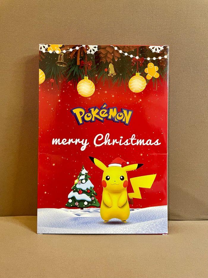 Calendrier de L’avent de noël Pikachu Pokémon - photo numéro 3