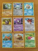 Lot 9 cartes Pokémon DP01 diamant et perle base vintage bon état