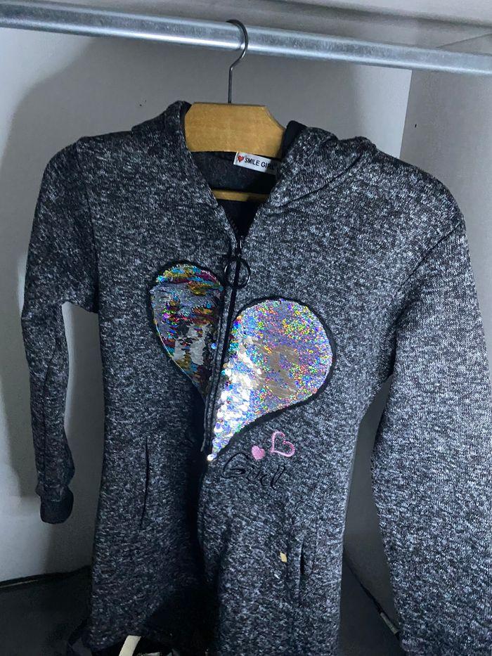 Veste polaire à strass enfant 14 ans - photo numéro 4