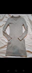 Robe pull gris