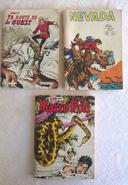 Lot de 3 mensuel BD Mon journal : 2 sur le Western et 1 sur Marco Polo