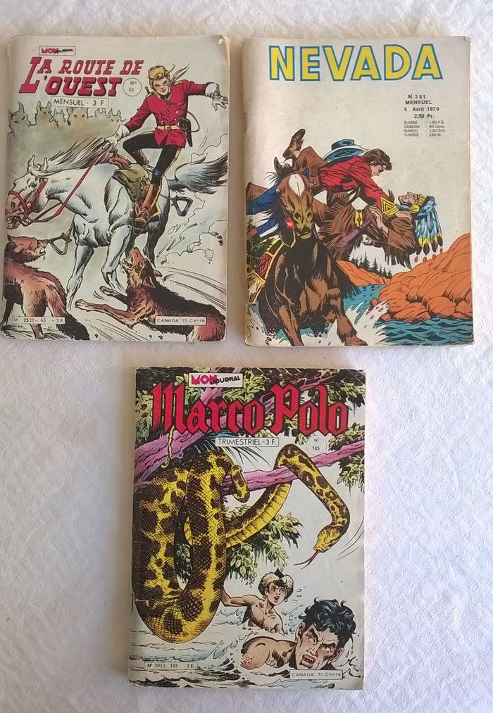 Lot de 3 mensuel BD Mon journal : 2 sur le Western et 1 sur Marco Polo - photo numéro 1