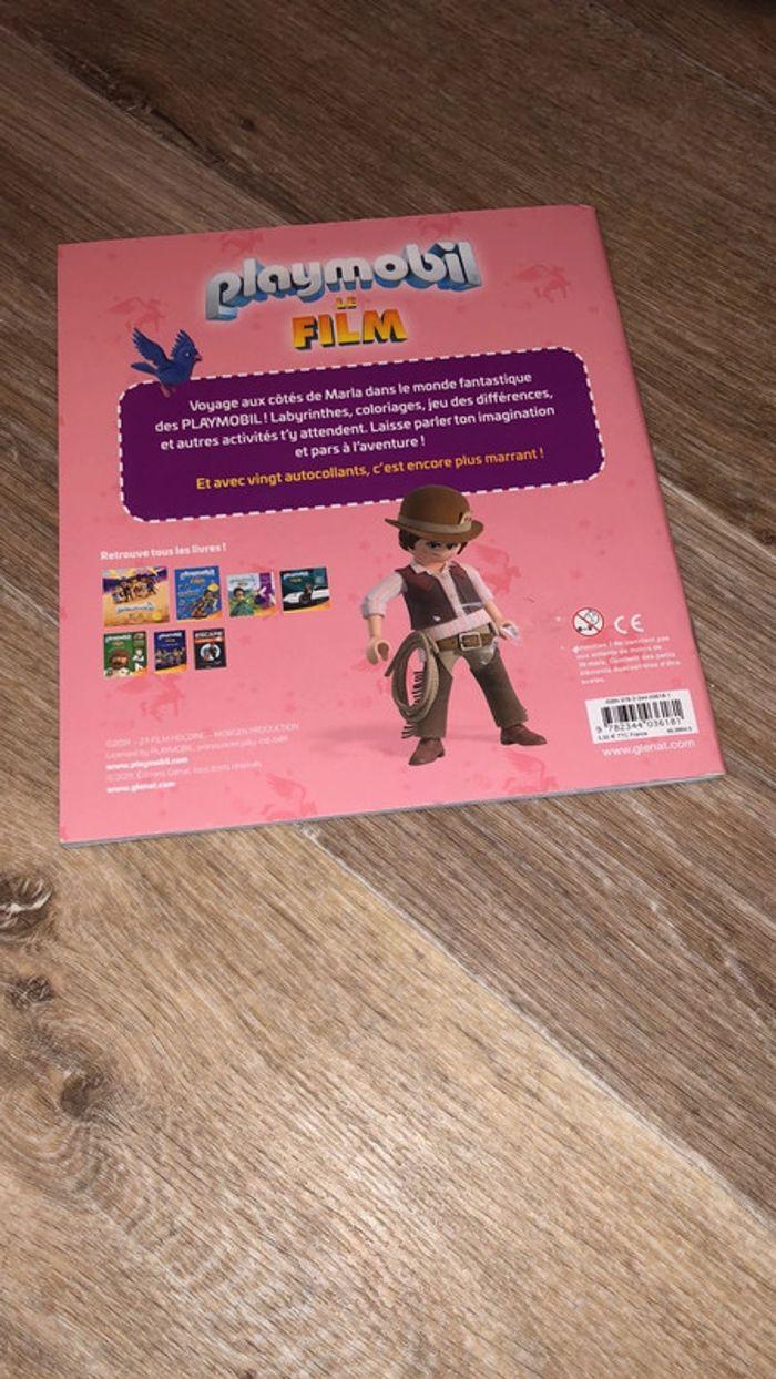 Livre activité playmobil le film - photo numéro 2