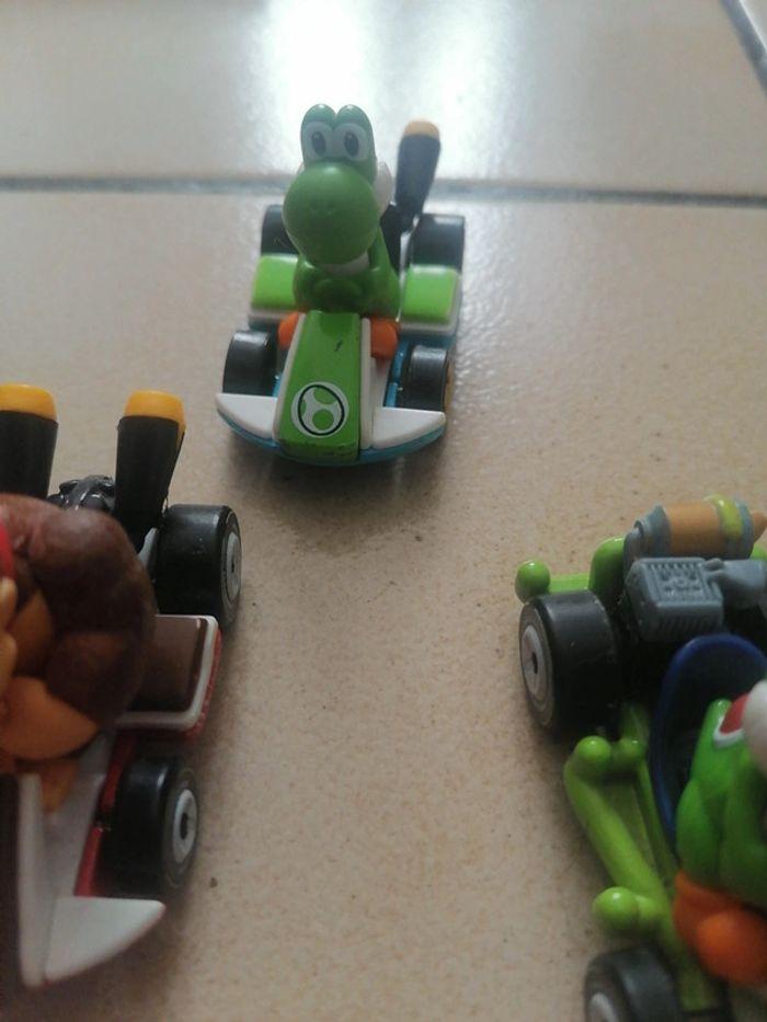 Lot 4 kart Mario Nintendo Yoshi, Yoshi bleu et Donky Kong - photo numéro 4