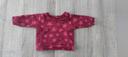 Pull rouge pour fille taille 3 mois