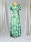 Sublime Robe longue verte S/M 36/38