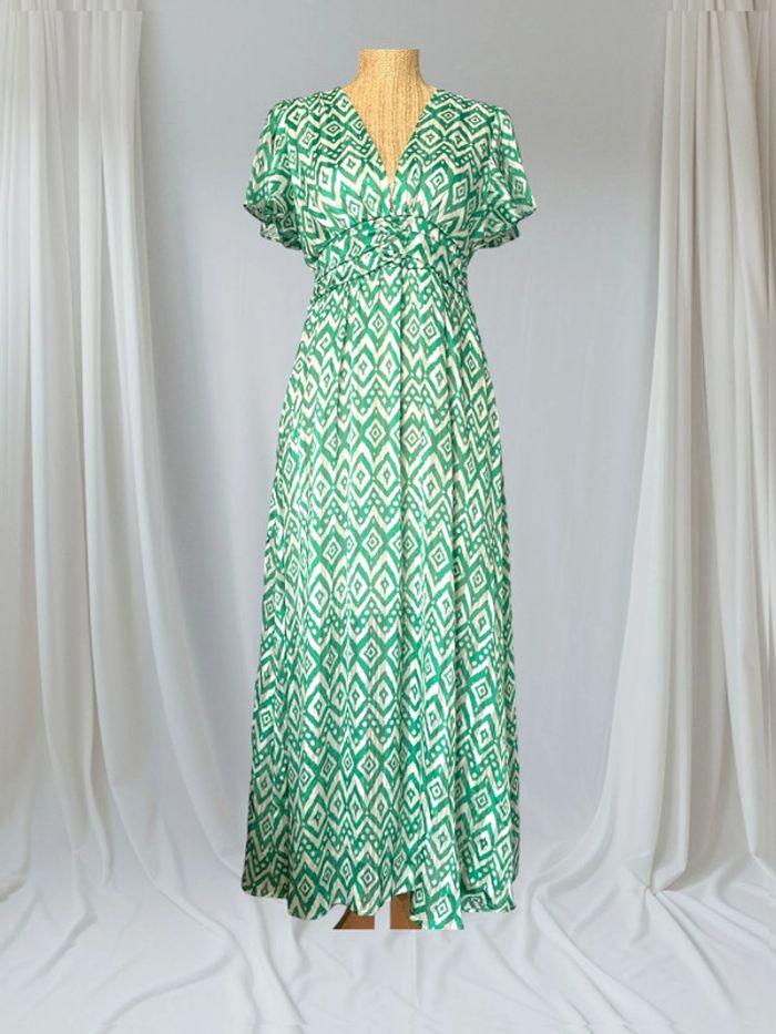 Sublime Robe longue verte S/M 36/38