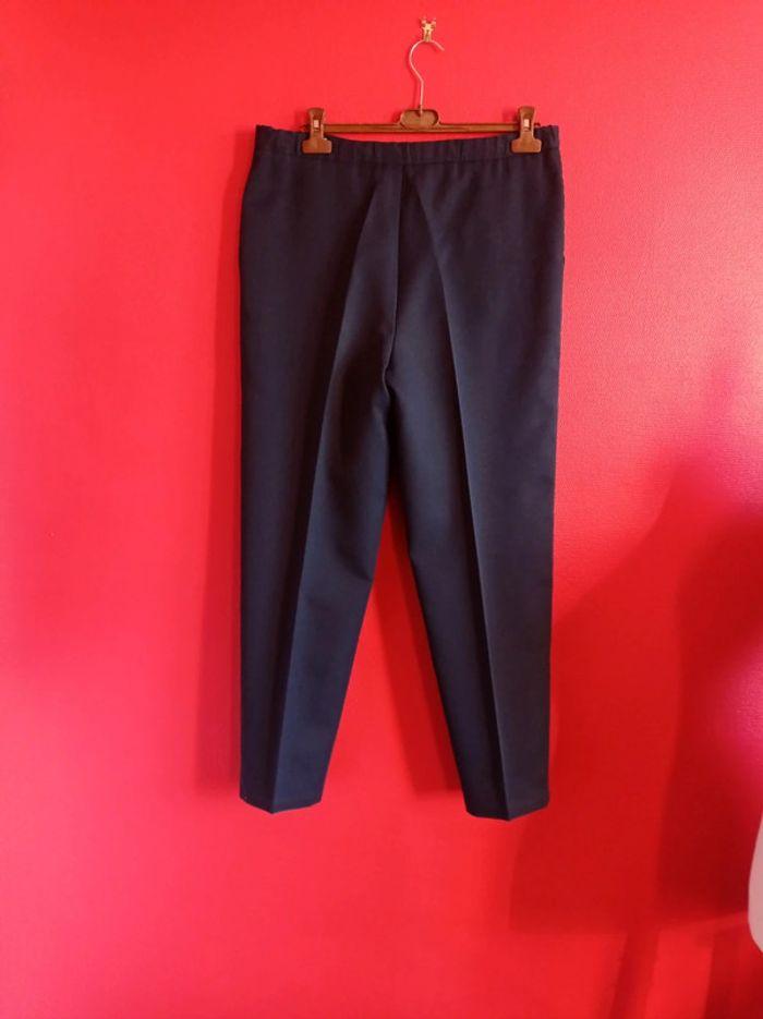 Pantalon femme bleu marine taille 46 Très bon état - photo numéro 5