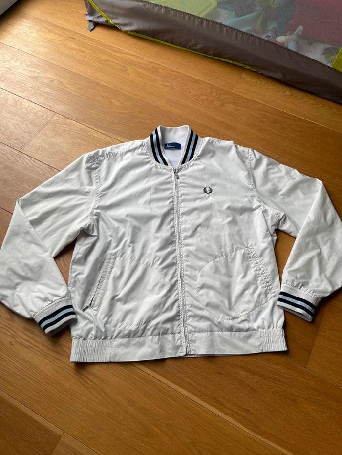 Bomber Fred Perry Blanc - photo numéro 1