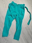 Pantalon okaidi vert 6 ans