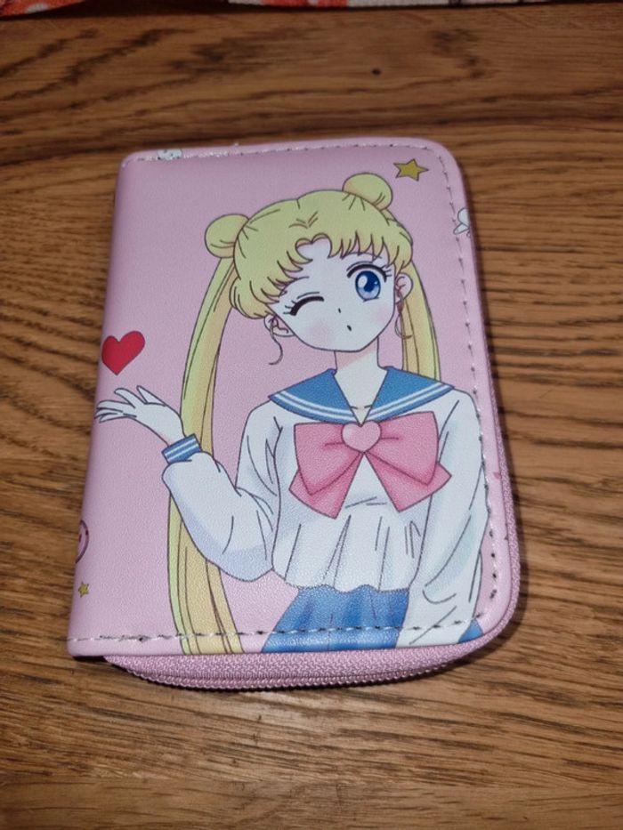 Porte monnaie sailor moon rose - photo numéro 1